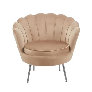 Fotel velvet (S) - Riviera 24 cappuccino Furnitex 4