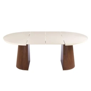 Stół rozkładany (kaszmir/orzech) 120(160/200)x120 Furnitex 3