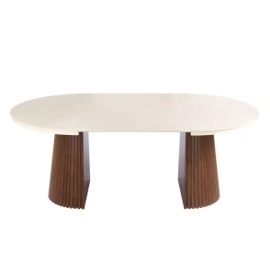 Stół rozkładany (kaszmir/orzech) 120(160/200)x120 Furnitex 4