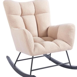 Fotel bujany Teddy - Quelle 05 beżowy Furnitex 1