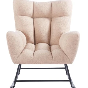 Fotel bujany Teddy - Quelle 05 beżowy Furnitex 3