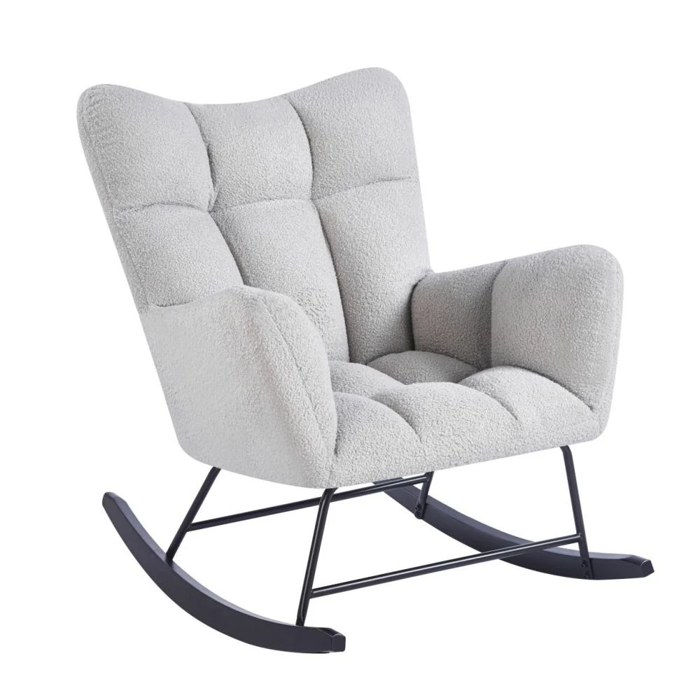 Fotel bujany Teddy - Quelle 83 szary Furnitex
