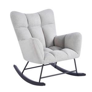Fotel bujany Teddy - Quelle 83 szary