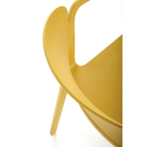 K491 krzesło plastik musztardowy Halmar 8
