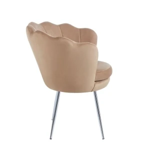 Fotel velvet (S) - Riviera 24 cappuccino Furnitex 3