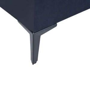 PRZEDSPRZEDAŻ -15% do 22.10 ! Szafka nocna SMART - velvet czarna Riviera 100 Furnitex 8