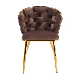 PRZEDSPRZEDAŻ -15% do 22.10 ! Krzesło velvet - Riviera 26 mokka brąz Furnitex 2
