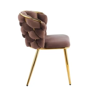 PRZEDSPRZEDAŻ -15% do 22.10 ! Krzesło velvet - Riviera 26 mokka brąz Furnitex 3
