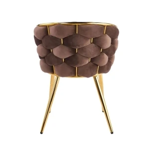 PRZEDSPRZEDAŻ -15% do 22.10 ! Krzesło velvet - Riviera 26 mokka brąz Furnitex 4