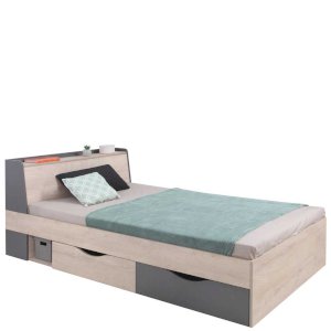 Łóżko ze szufladami 120x200 Delta DL15