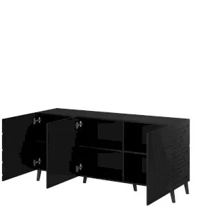 Czarna Komoda 3D Nova (czarny mat) Cama Meble 2