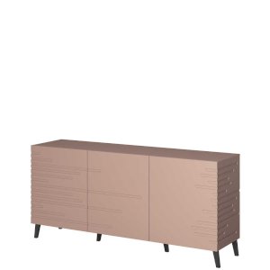 Komoda do salonu 3D Nova (róż mat)