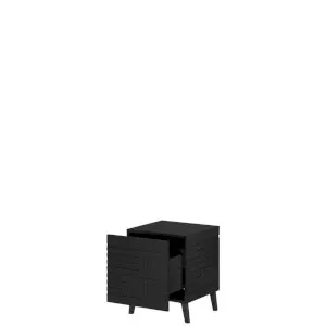 Szafka nocna czarna Nova Cama Meble 2