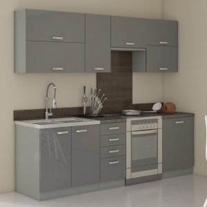 Zestaw mebli kuchennych Grey 240 cm