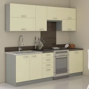 Zestaw mebli kuchennych Karmen 240 cm Stolarz Lempert 1