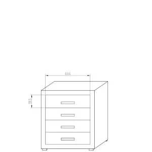 Komoda z szufladami Bahama BA-K10 Adam Meble 2