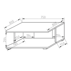 Stolik kawowy Flexy FX-18 Adam Meble 2