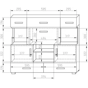 Komoda do salonu Flexy FX-10 Adam Meble 2