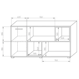 Komoda nowoczesna Ewa E-K31 Adam Meble 2