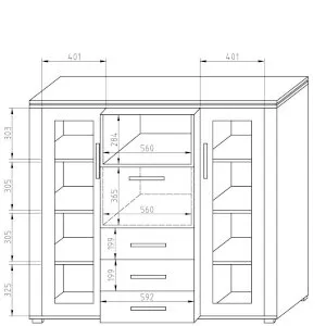 Komoda Barek Anna A-KB Adam Meble 2