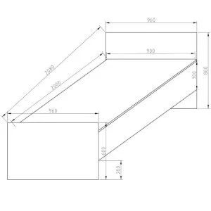 Łóżko młodzieżowe 90x200 Koala CL-17 Adam Meble 2