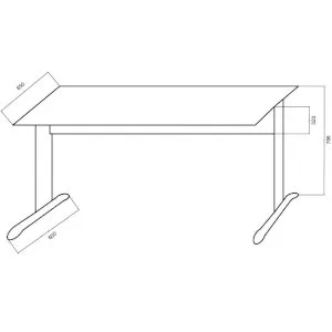 Biurko nowoczesne B-B2 Adam Meble 2