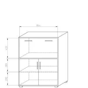 Komoda do salonu Ada AD-K2 Adam Meble 2