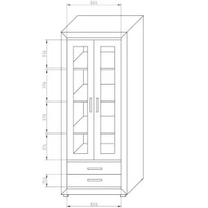 Witryna 200 Santori SA-W3 Adam Meble 2