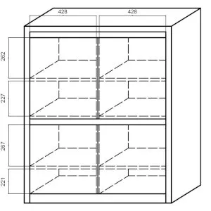 Komoda z drzwiami Kate KT-K5 Adam Meble 2