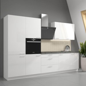 Zestaw mebli kuchennych Lara-white 240 cm
