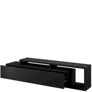 Szafka pod telewizor Bota 40 (Czarny supermat) Helvetia Meble 3