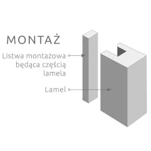 Lamele Kształt LW1 Layman 4