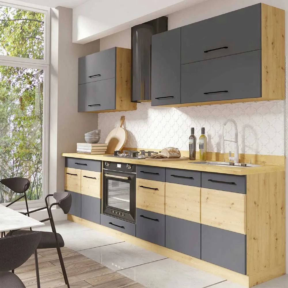 Zestaw mebli kuchennych Infinity Gray 2,40 Fadome