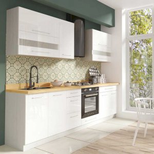 Zestaw mebli kuchennych Creativa White 2,40
