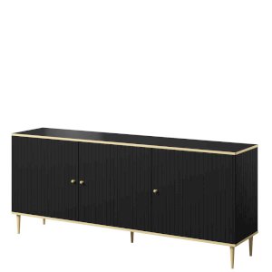 Czarna komoda 180 Glamour