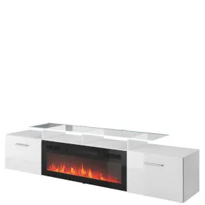 Szafka RTV 190 EF Rova z kominkiem elektrycznym Cama Meble 1