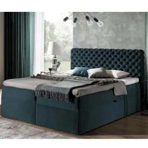 Łóżko Kontynentalne Chesterfield 140x200 Meble Gruszka 1