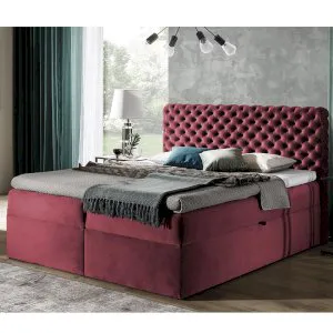 Łóżko Kontynentalne Chesterfield 140x200 Meble Gruszka 5