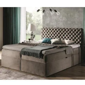 Łóżko Kontynentalne Chesterfield 180x200 Meble Gruszka 1