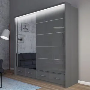 Szafa ubraniowa Sycylia 203 z LED Arkos 2