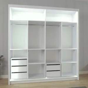 Szafa ubraniowa Lux 203 (2x lustro) Arkos 7