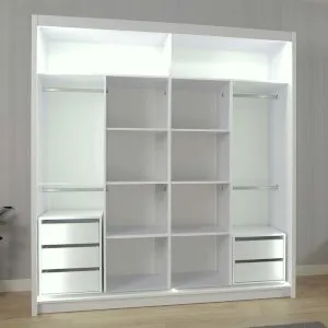 Szafa ubraniowa Lux 203 (2x lustro) Arkos 11