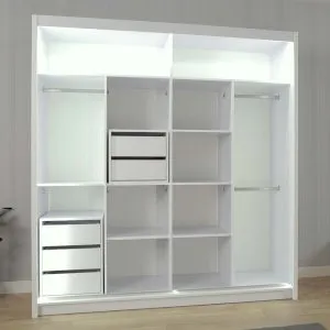 Szafa ubraniowa Lux 203 (2x lustro) Arkos 13