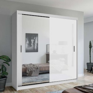 Szafa ubraniowa Lux 203 (1x lustro + 1x połysk)