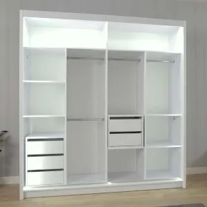 Szafa ubraniowa Lux 203 (1x lustro + 1x połysk) Arkos 6