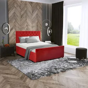 Łóżko 160 Milano z pojemnikiem i stelażem Arkos 4