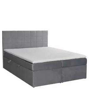 Łóżko tapicerowane 160 Boxspring z pojemnikiem Arkos 1