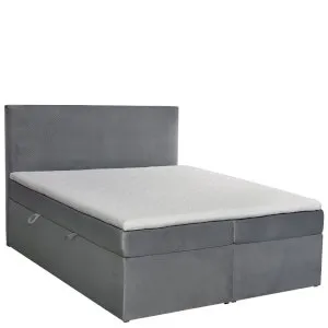 Łóżko tapicerowane 160 Boxspring z pojemnikiem Arkos 5