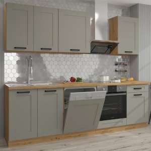 Zestaw mebli kuchennych Luna CLAYGR/AR 240 cm