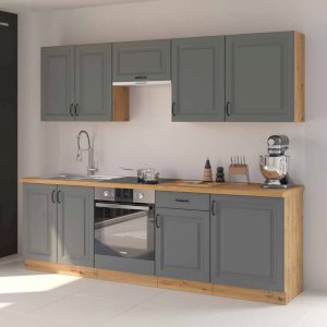 Zestaw mebli kuchennych Stilo DUSTGR/AR 240 cm